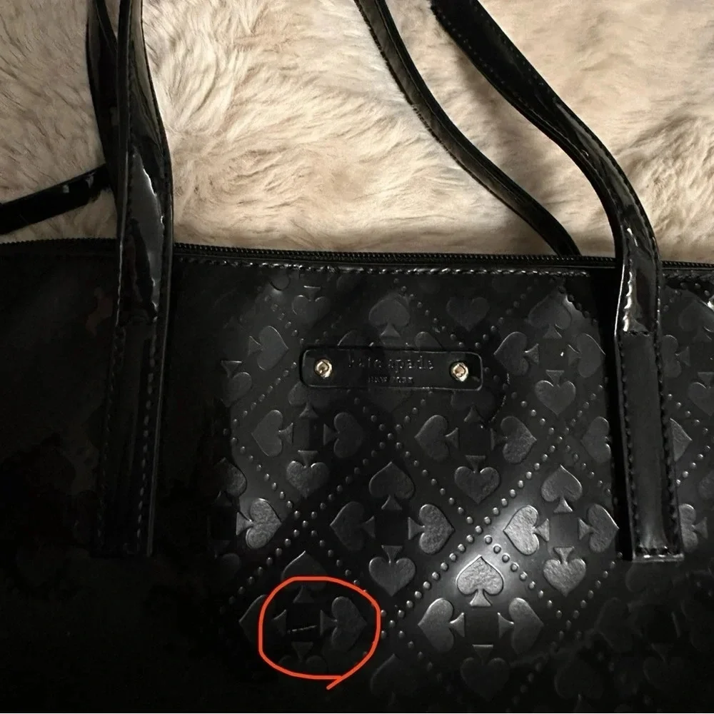 Kate Spade patent tote